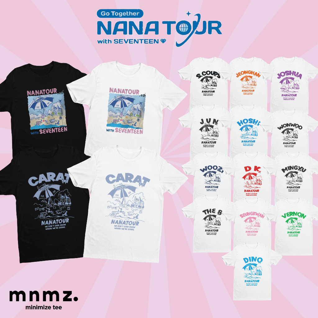 SEVENTEEN NANA TOUR GRAPHIC PRINTS SHIRT | MINIMIZE TEES T Shirt