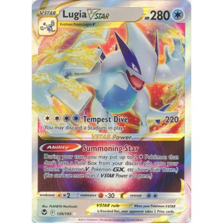 Lugia VSTAR - 139/195 - Ultra Silver Tempest (Pokemon Trading Cards ...