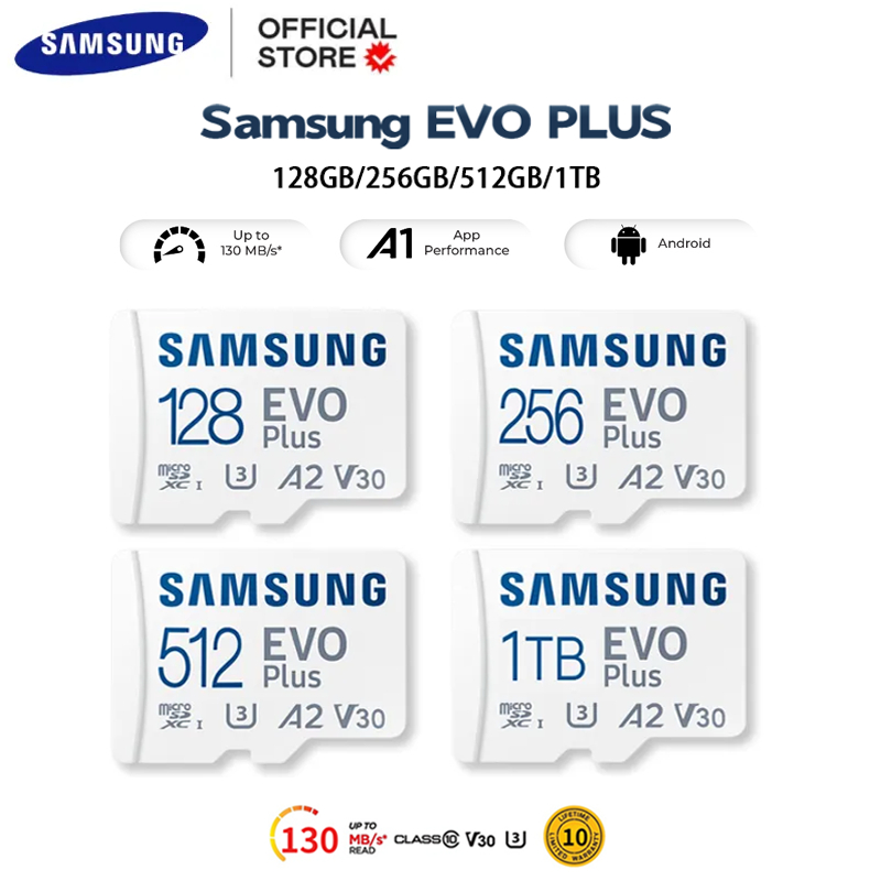 Samsung 128GB Micro SD Card SDHC EVO UHS-I Class 10 U3 Memory Card 100% GENUINE