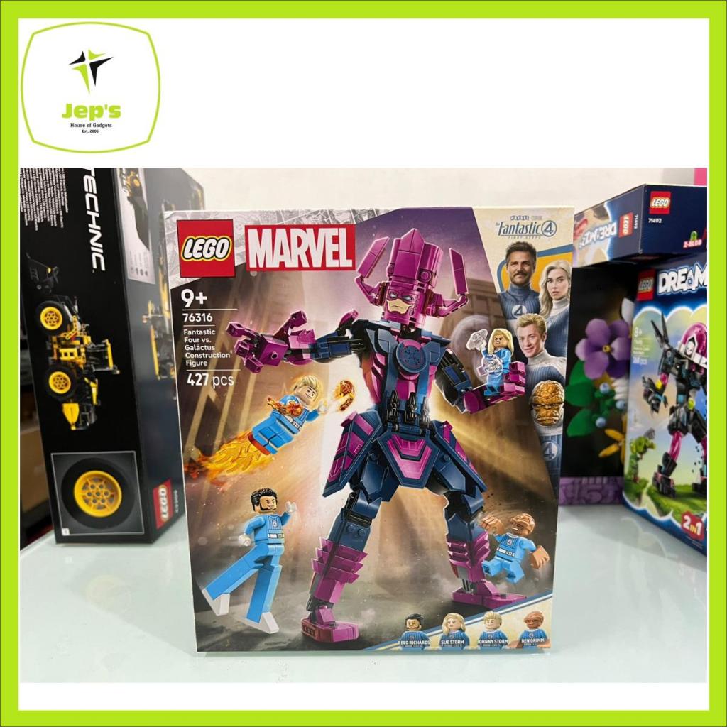 Lego Marvel 76316 Fantastic Four vs Galactus Construction Figure (2025 ...