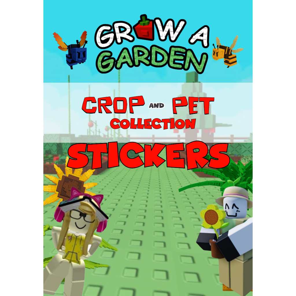 Grow A Garden (PET& CROPS) Stickers | 15pcs. per set | Shopee Singapore