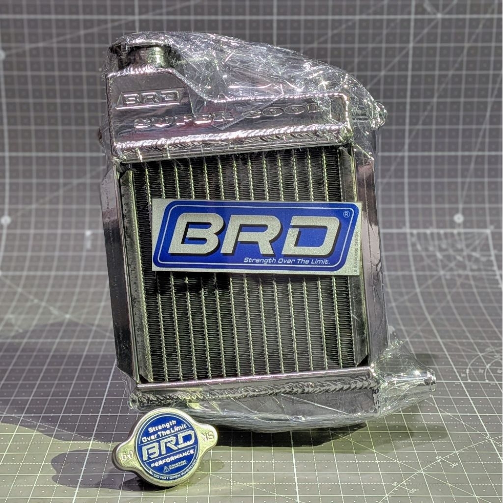 BRD 2 Row Aluminum Radiator (AEROX V1, AEROX/NMAX V2, GIORNO 125 ...