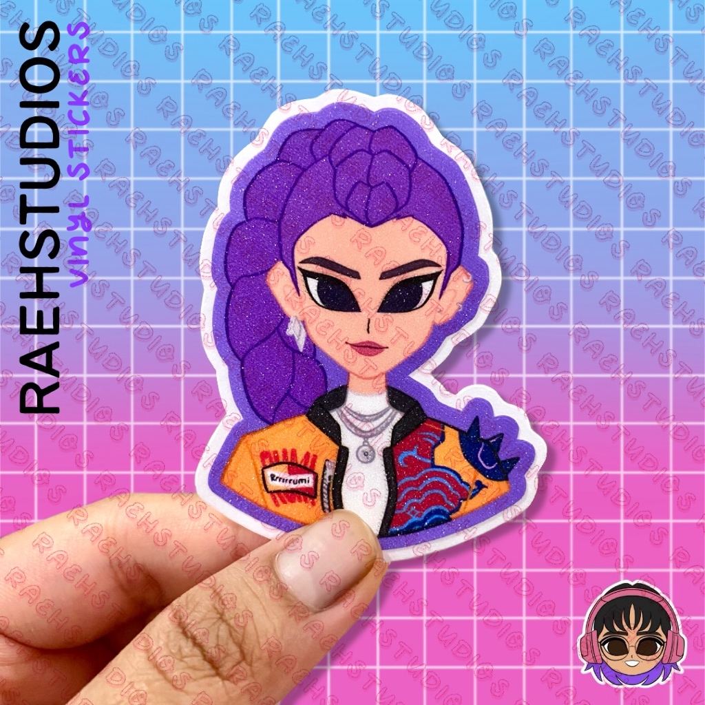 Huntrix KPOP Demon Hunters (Rumi, Mira, Zoey) Stickers | Glitter ...