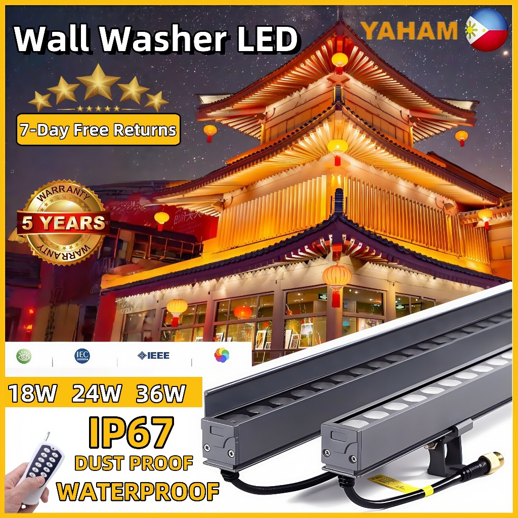Linear Wall Washer Outdoor Waterproof Color Changing LED Strip Light ...