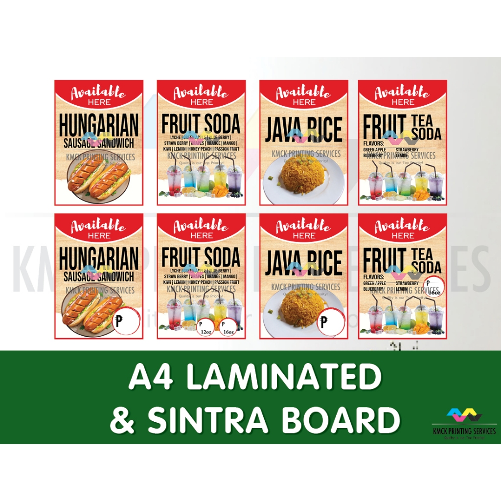 Available Here HUNGARIAN SAUSAGE, FRUIT SODA, JAVA RICE, FRUIT TEA SODA ...