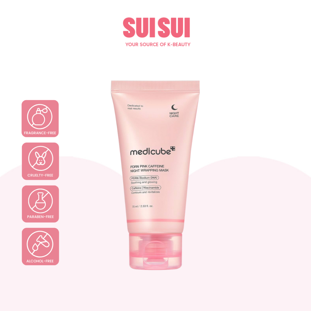 MEDICUBE PDRN Pink Caffeine Night Wrapping Mask - 75ml main image 0