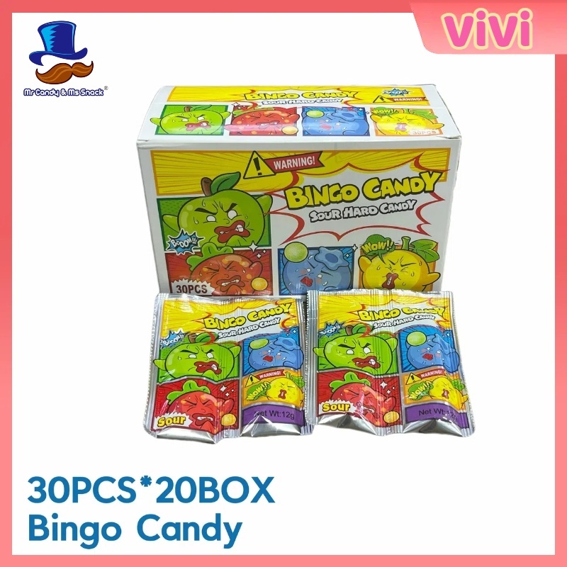 30Pcs Bingo Candy/Fun candies / Cartoon-themed packaging candies ...