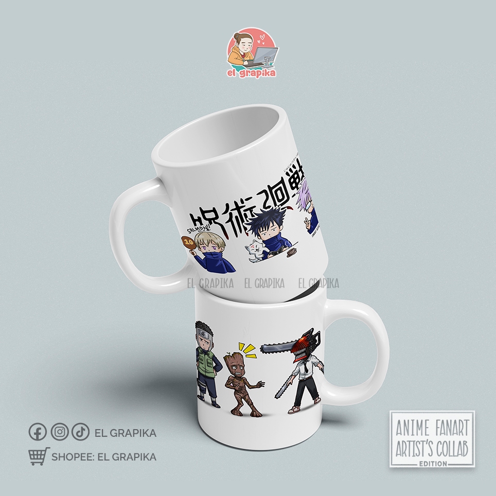 El Grapika's Mug | Anime Fanart - JJK | Jujutsu kaisen | Crossover MHA ...