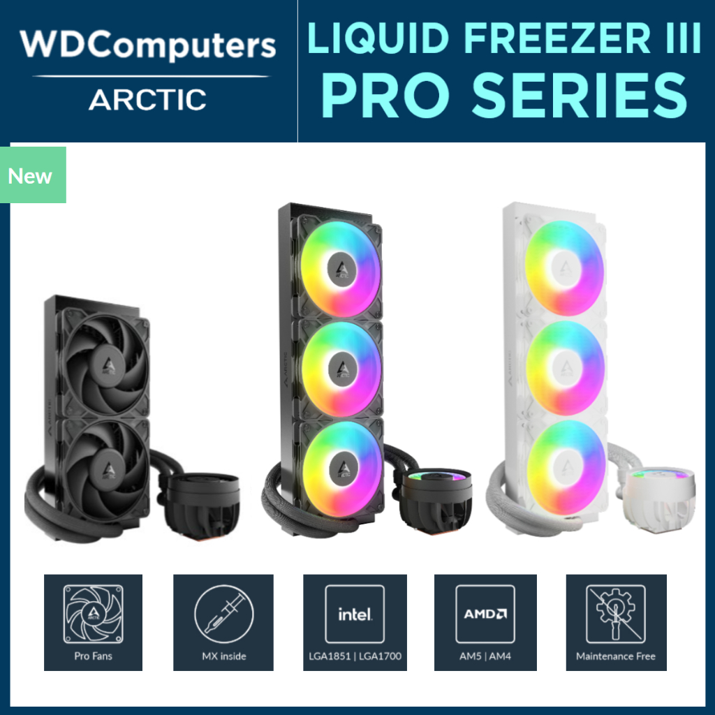 ARCTIC Liquid Freezer III Pro SERIES 240 360 420 AIO CPU Cooler PRO ...