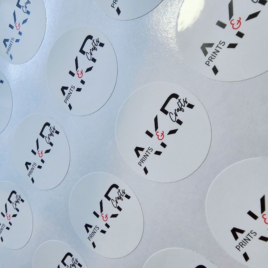 1000 PCS VINYL STICKERS | PRODUCT LABEL/BUSINESS/PERSONAL Logo Sticker ...