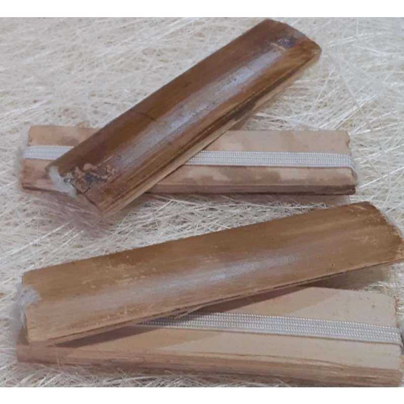 1 pair (2pieces) BAMBOO CASTANETS for folk dance.1 pair(left and right ...