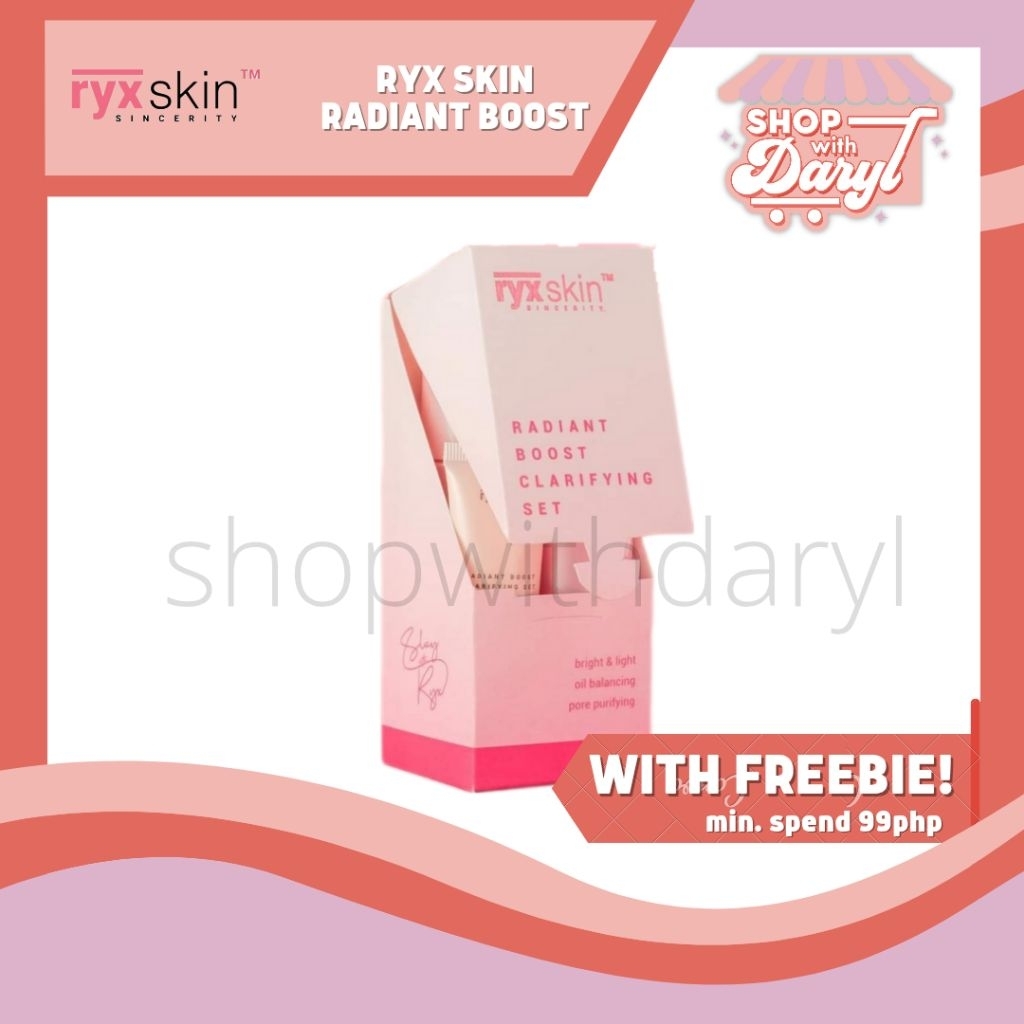 [ON HAND] RYX SKIN SINCERITY Radiant Boost Clarifying Set | Shopee ...