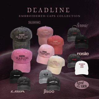 BLACKPINK DEADLINE ロゴ ボールキャップ ② BLACKPINK | [DEADLINETOUR] BLACKPINK EMBROIDERED LOGO BALLCAP