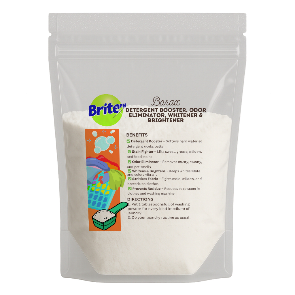 BritePH BORAX – Multi-Purpose Laundry Additive (Premium Grade ...