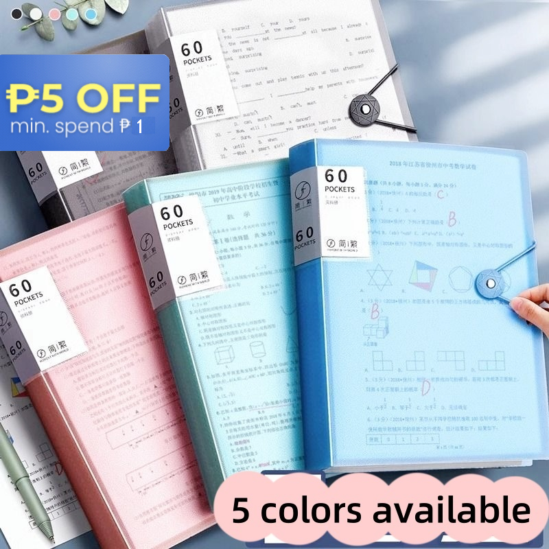Clear Book Long Expanding File Folder Clear Folder Organizer Paper ...
