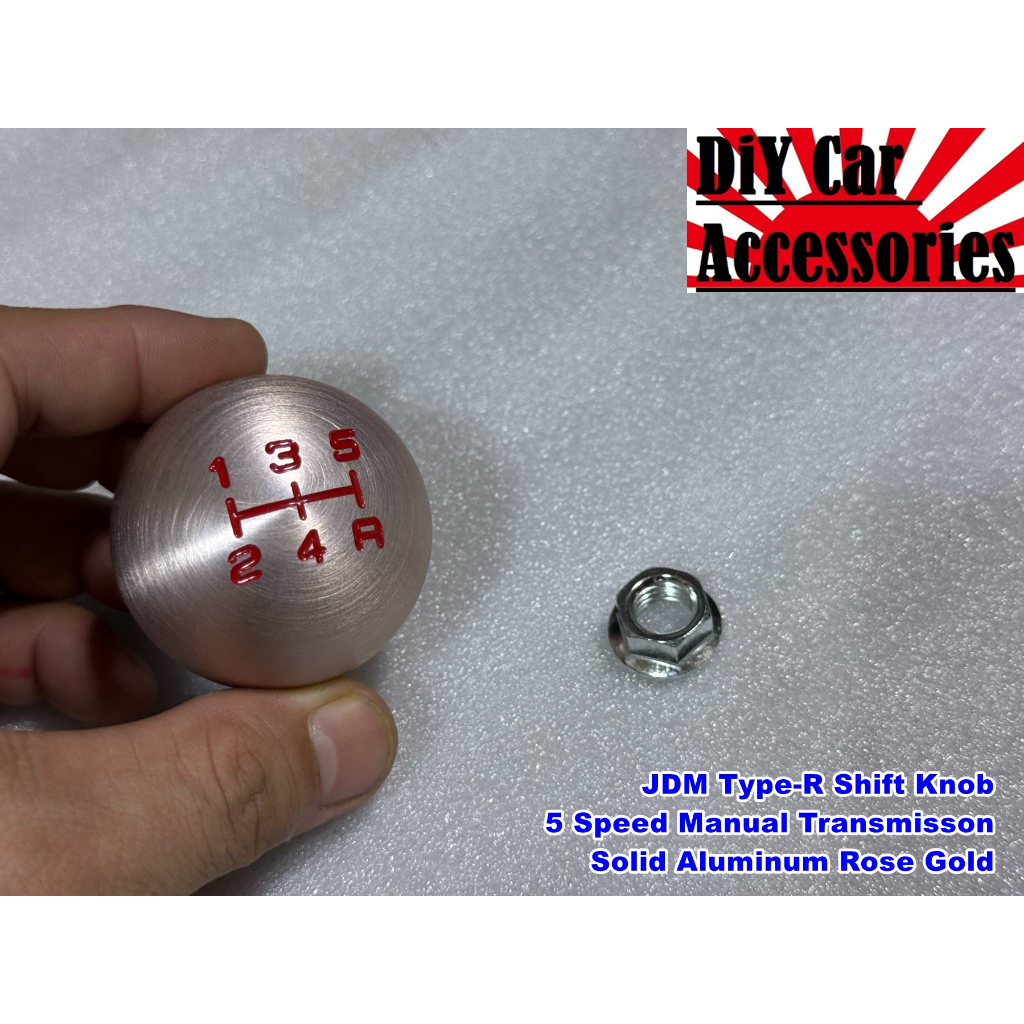 Honda Type R Shift knob for 5 speed transmission (Rose Gold) | Shopee ...