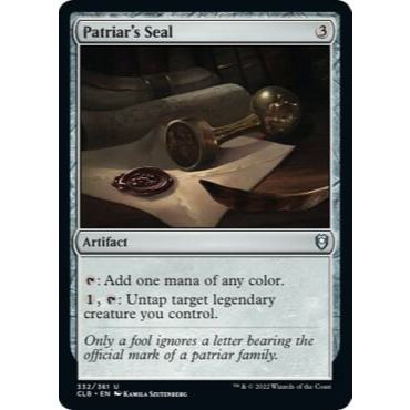 Patriar's Seal - Commander Legends: Battle for Baldur's Gate (CLB) MTG ...