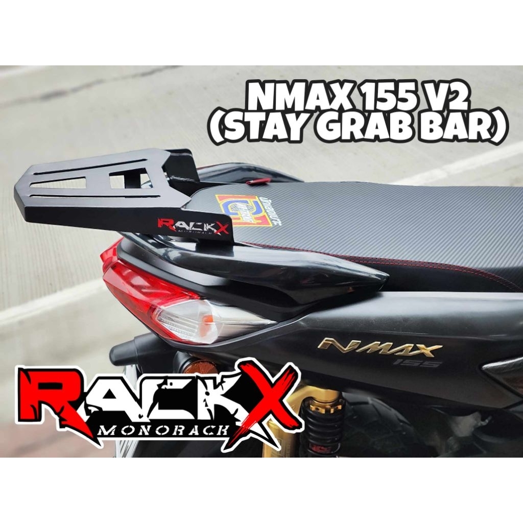 RACK X MONORACK FOR YAMAHA NMAX 155 V2 (STAY GRAB BAR) | Shopee Singapore