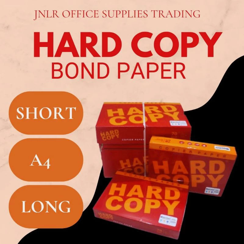 Dari Hard Copy Paper Short Long & A4 Size Bond Paper Per Ream 500 ...