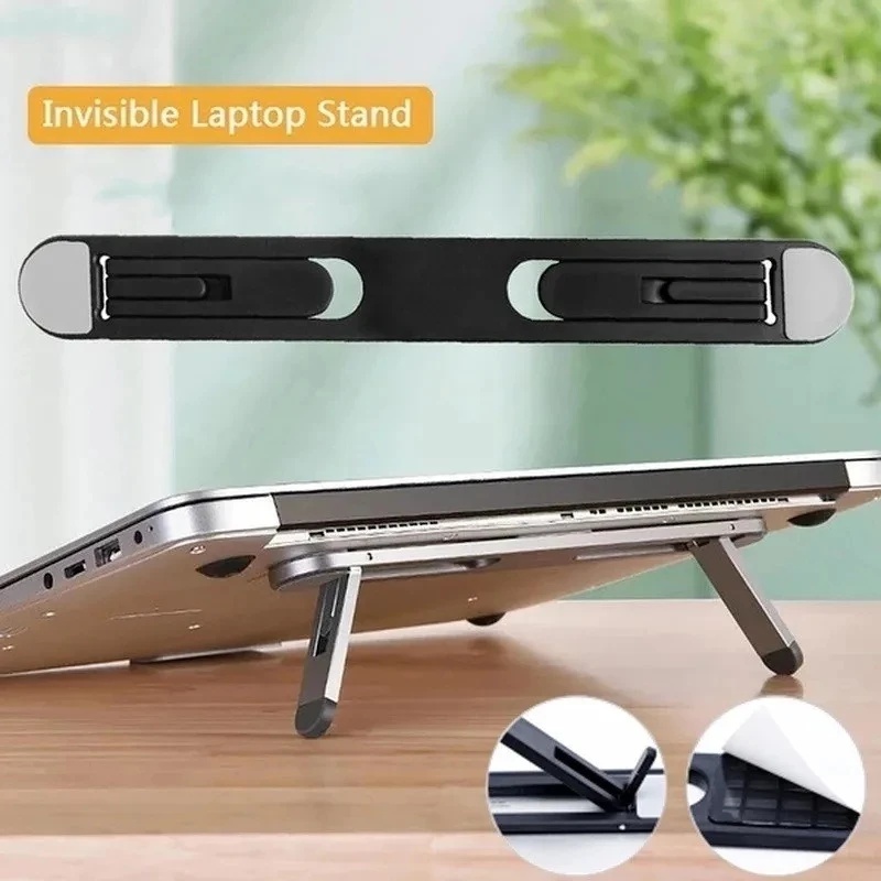 Portable Foldable Invisible Universal Computer Stand Desktop Adjustable ...
