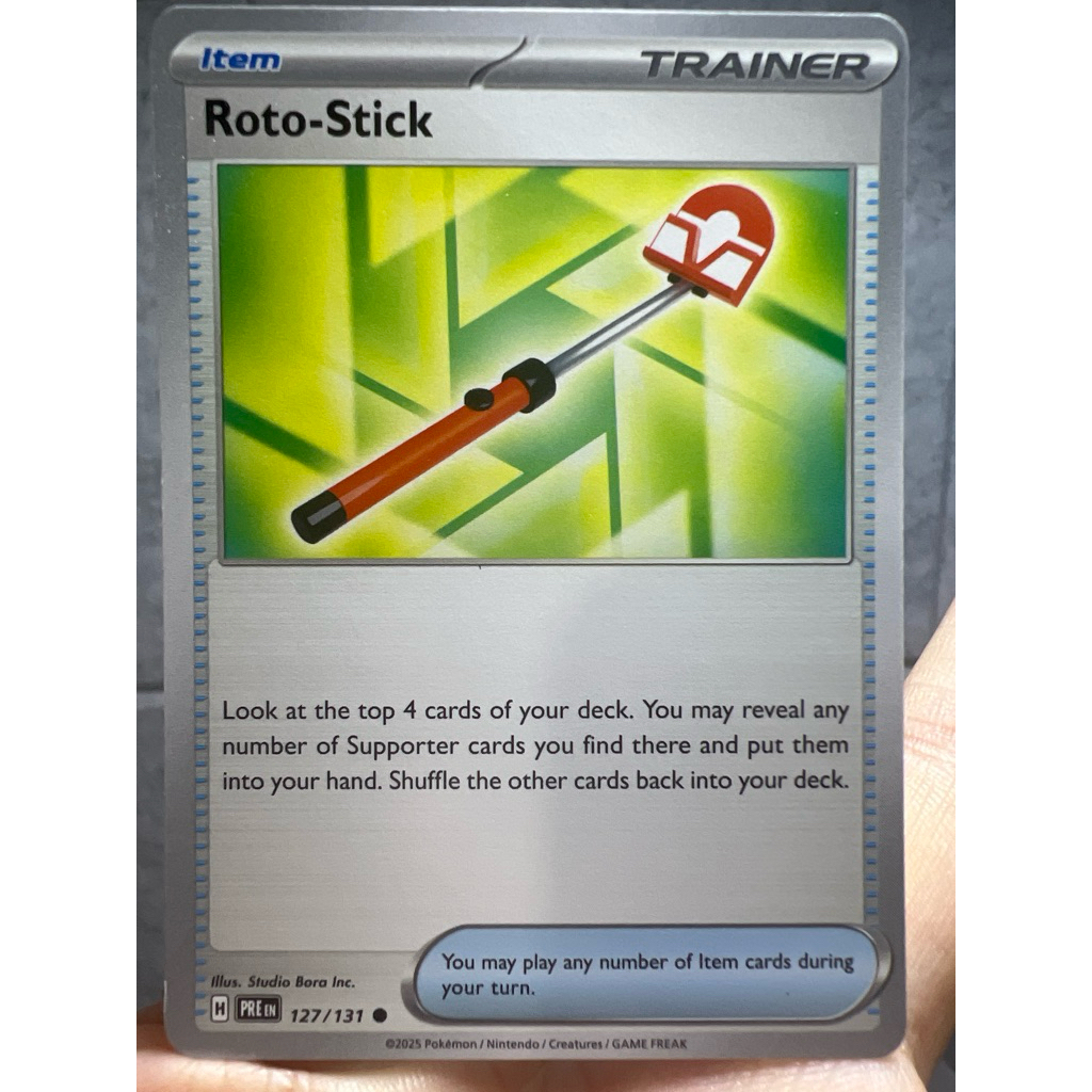 Roto-stick - 127/131 - Prismatic Evolutions - Pokemon TCG | Shopee ...