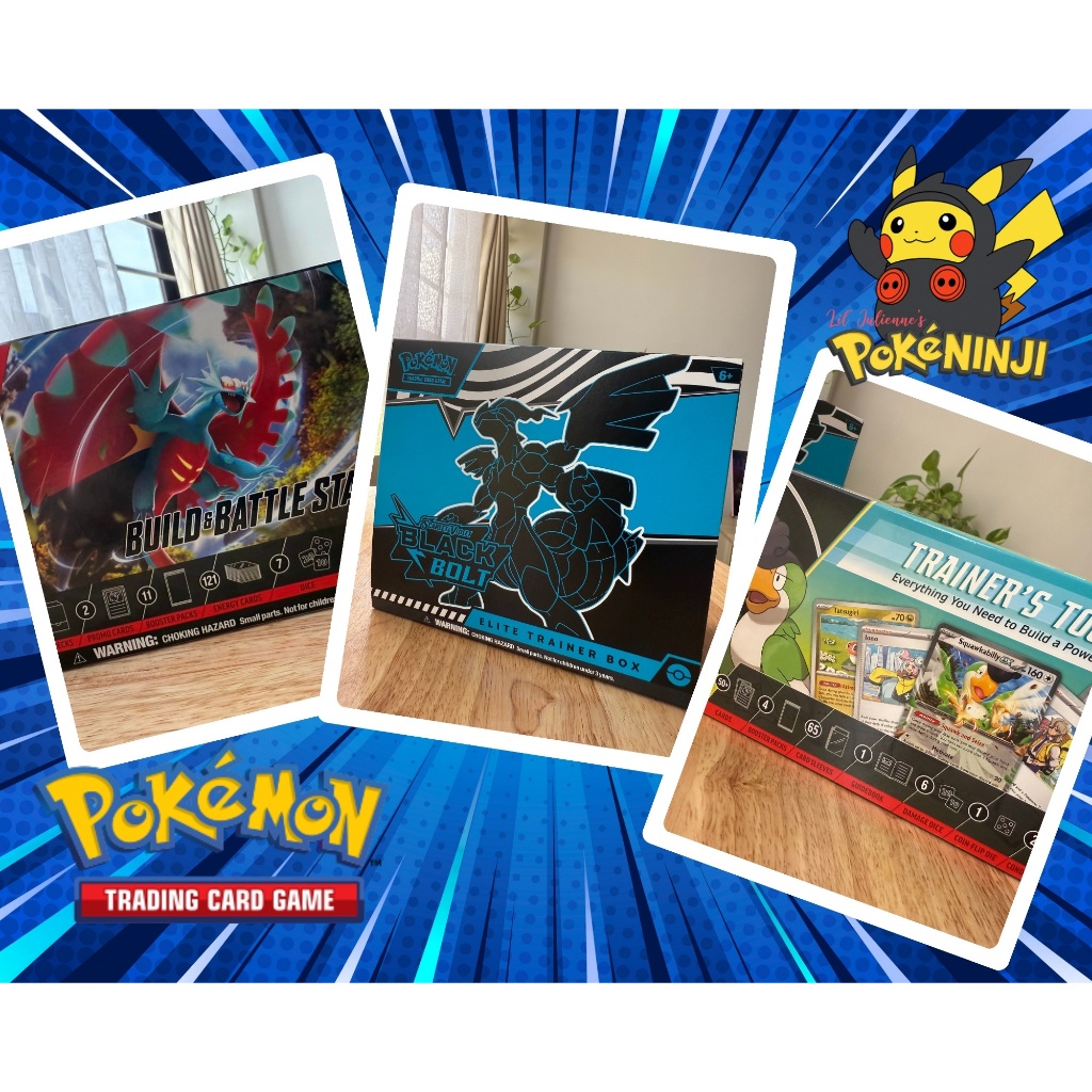 Pokemon TCG Empty Box (ETB, Toolkit, Battle Stadium) with Guide Booklet ...