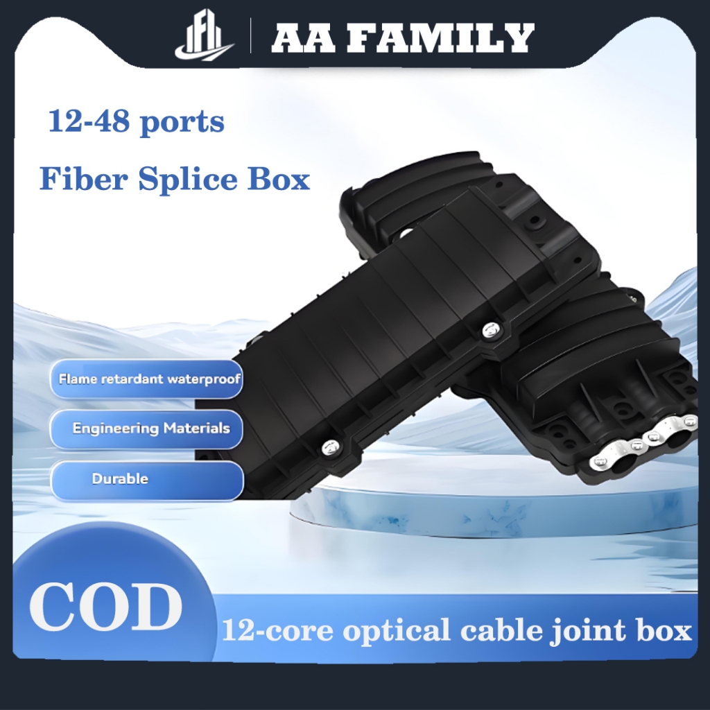 Cable Junction Box 12 Core Fusion Splice Kit Fiber Optic Junction Box ...