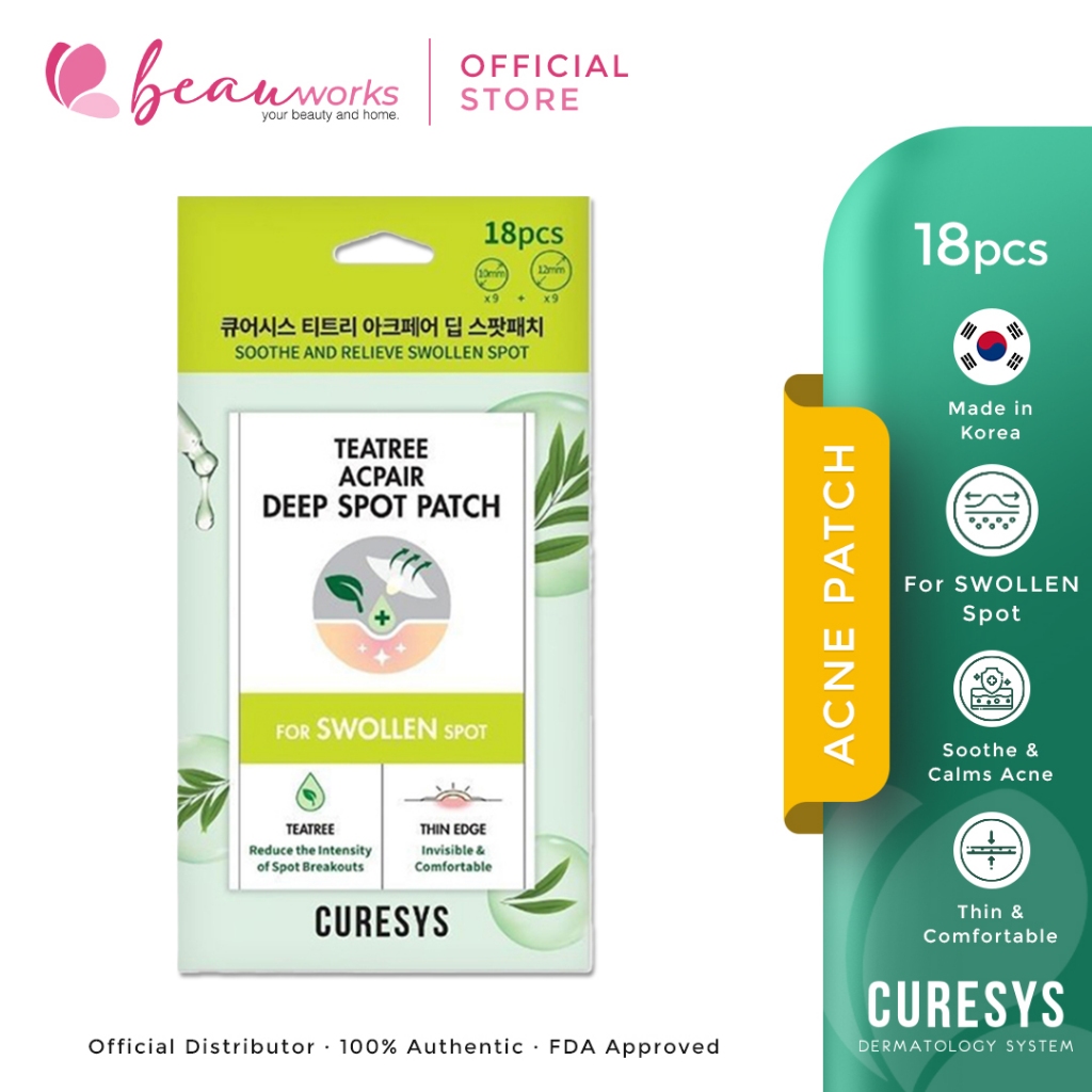 Curesys Tea Tree Acpair Pimple Patch (BEFORE SPOT APPEARS) | Shopee ...