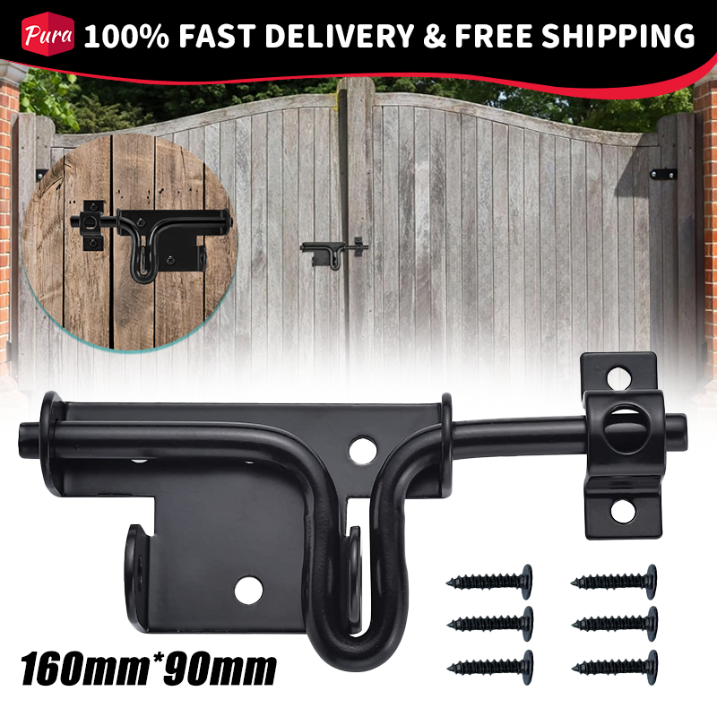 Stainless Steel Slide Bolt Lock Security Anti-theft Door Lock Sliding ...