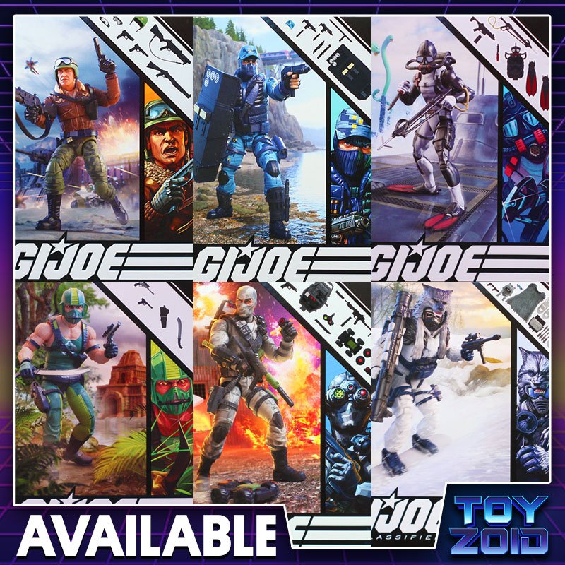 G.I. Joe Classified General Hawk Shockwave Torpedo Copperhead Firefly ...