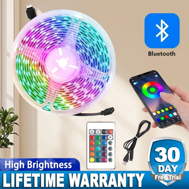 LED strip light Bluetooth christmas lights RGB string light outdoor ...