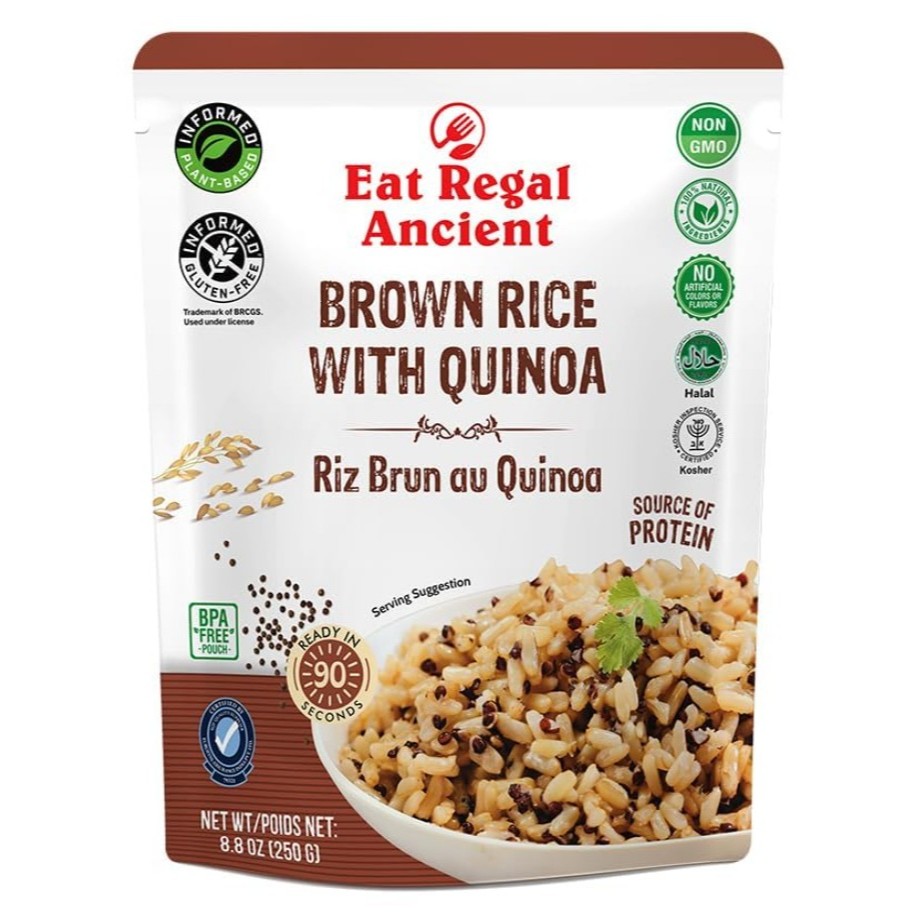 Eat Regal Brown Rice with Quinoa 250g USA Healthy Instant Whole Grain ...