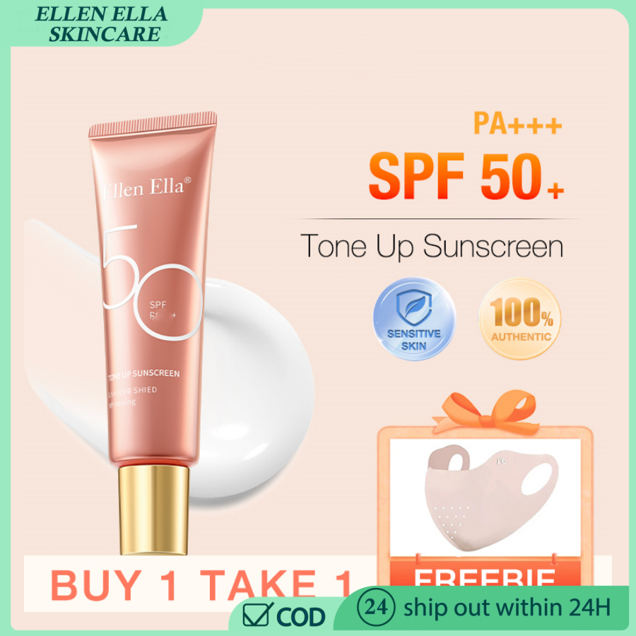 【FREEBIE】Tone Up Sunscreen SPF 50 Sunblock Whitening Face Cream Long ...
