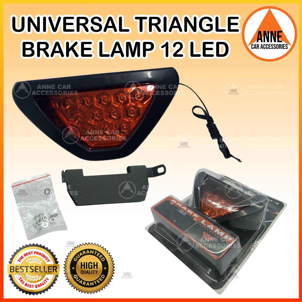 12 LED 12V Universal Car Vehicle Brake Light Lamp High Power 12LED ...