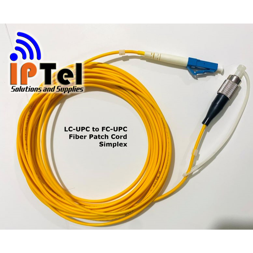 LC/UPC - FC/UPC Fiber Optic Patch Cord, Single Mode, Simplex (2.7M, 3M ...