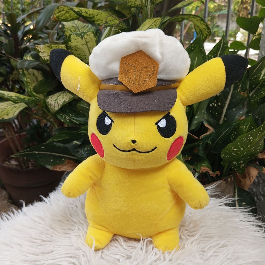 Pokemon Captain PIKACHU In Captain's Outfit 10 Inches Japan Plush Toy ...
