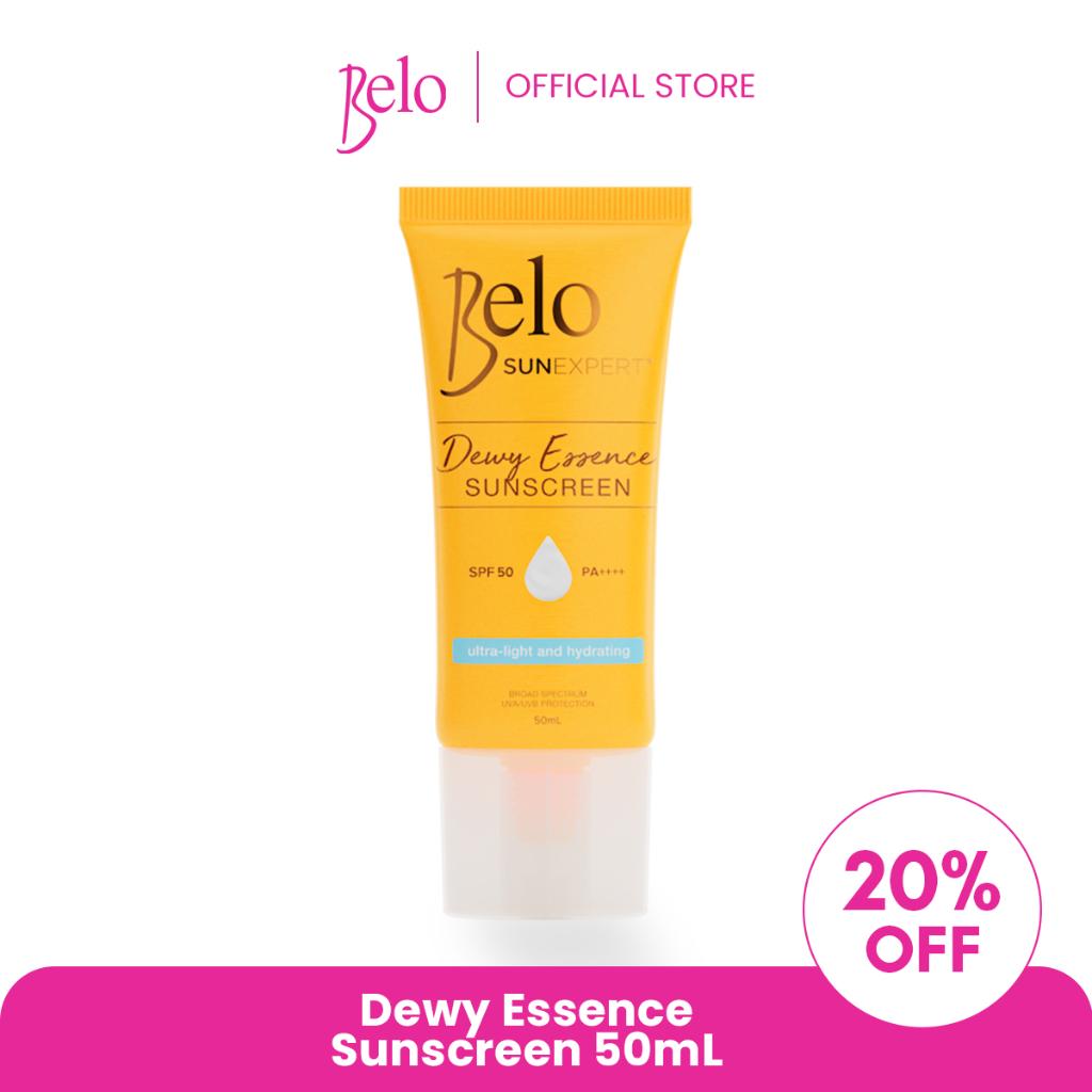 Belo SunExpert Dewy Essence Sunscreen SPF50 50mL | Shopee Singapore