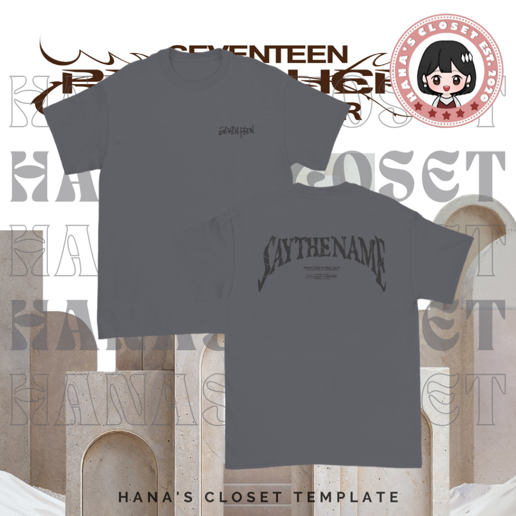 SAY THE NAME SEVENTEEN RIGHT HERE CONCERT Customized Inspired T