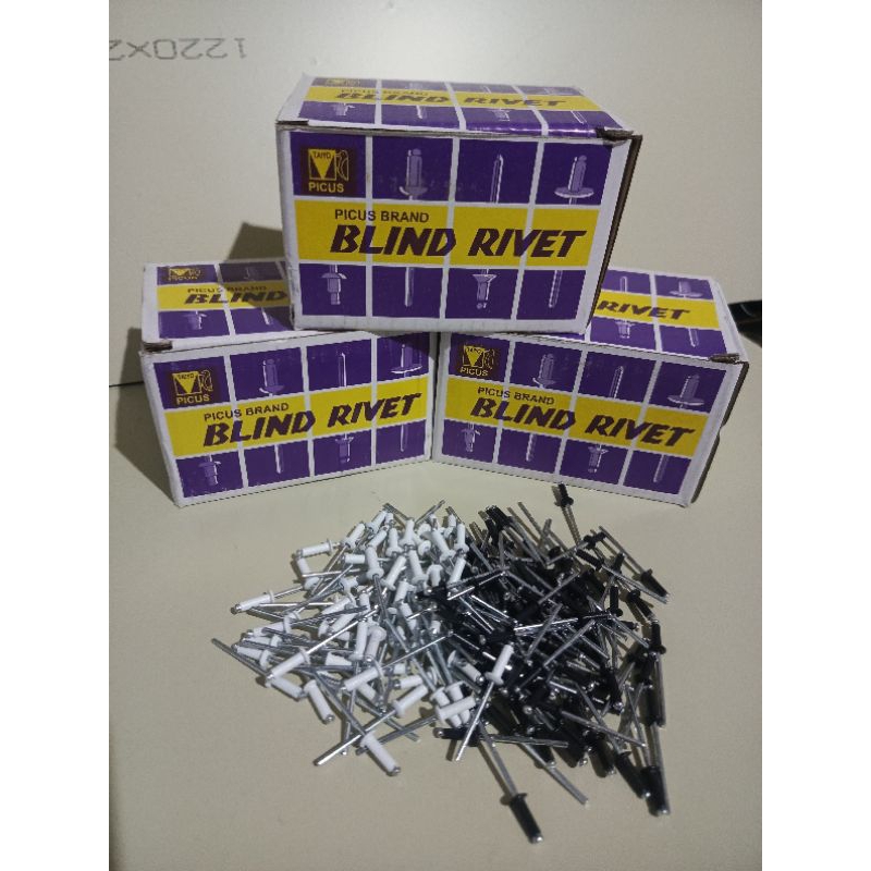 BLIND RIVETS (SOLD PER BOX) | Shopee Singapore