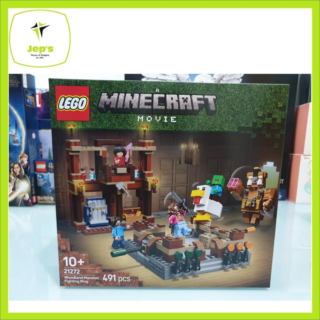 Lego Minecraft 21272 Woodland Mansion Fighting Ring (2025) | Shopee ...