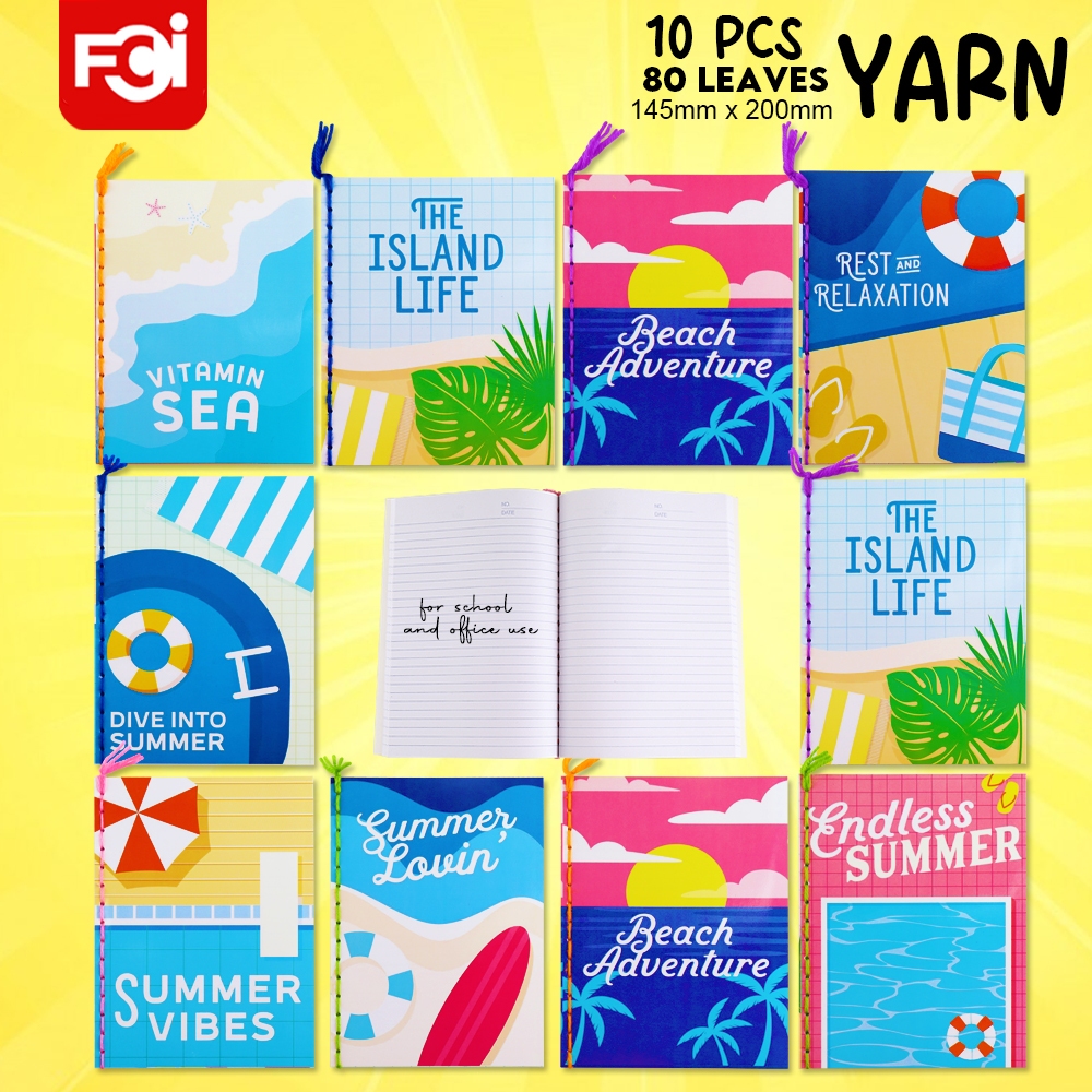 FCI Kawaii YARN NOTEBOOK WITH YARN (YARN NBK) ASSORTED DESIGN 80's ...
