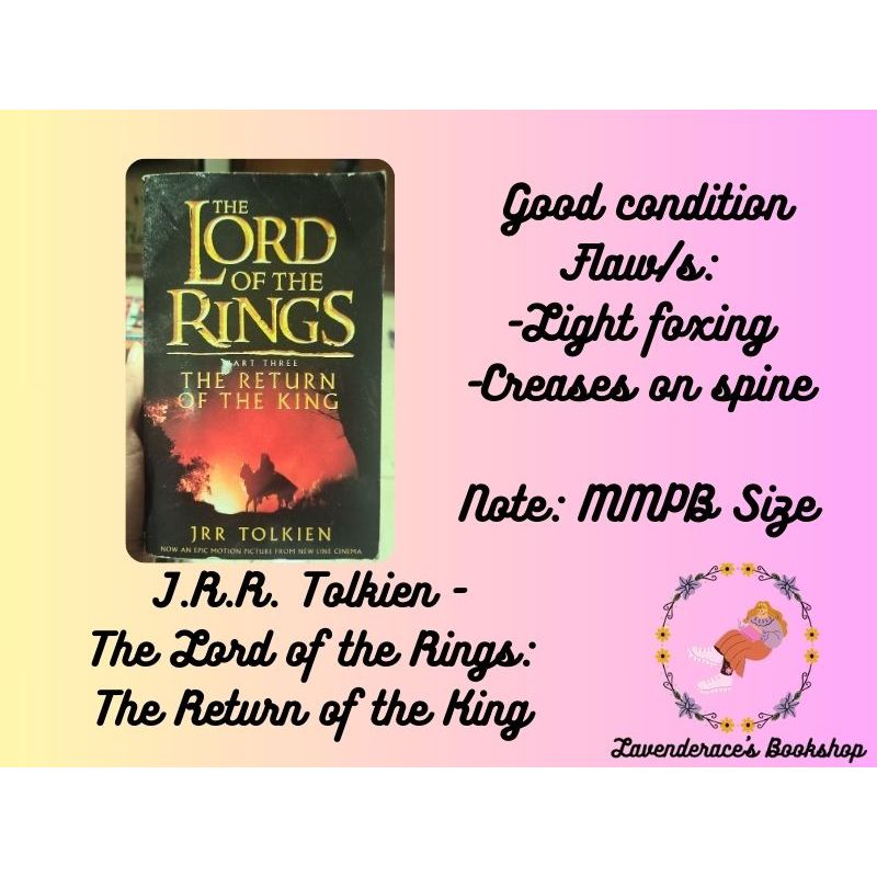 J.R.R. Tolkien - The Lord of the Rings: The Return of the King (MMPB ...