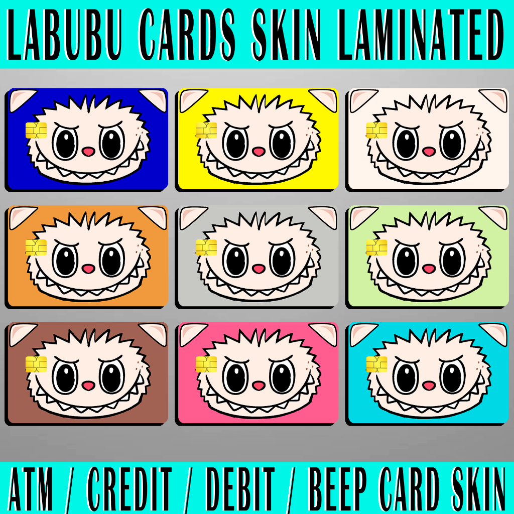 LABUBU CARD SKIN (SKIN CARD STICKER) ATM/CREDIT/DEBIT/BEEP (SKIN CARD