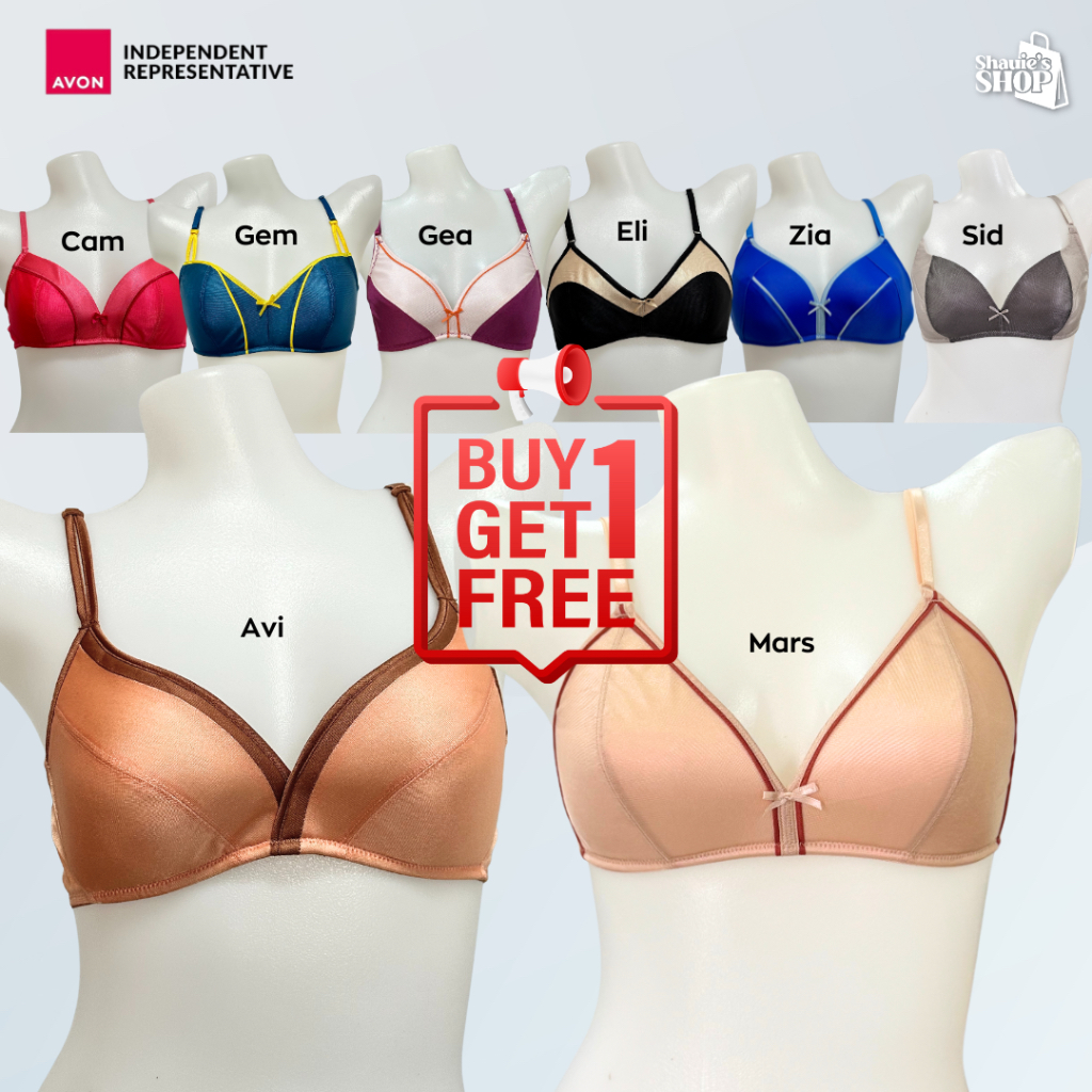 AVON Non-Wire Soft Cup Bra ( Avi, Sid, Mars, Gem, Gea, Eli, Zia, Sid ...