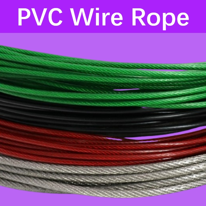 Mago 5 Meters 5-10mm Pvc Wire Rope Galvanized Steel Wire Rope Lifting ...