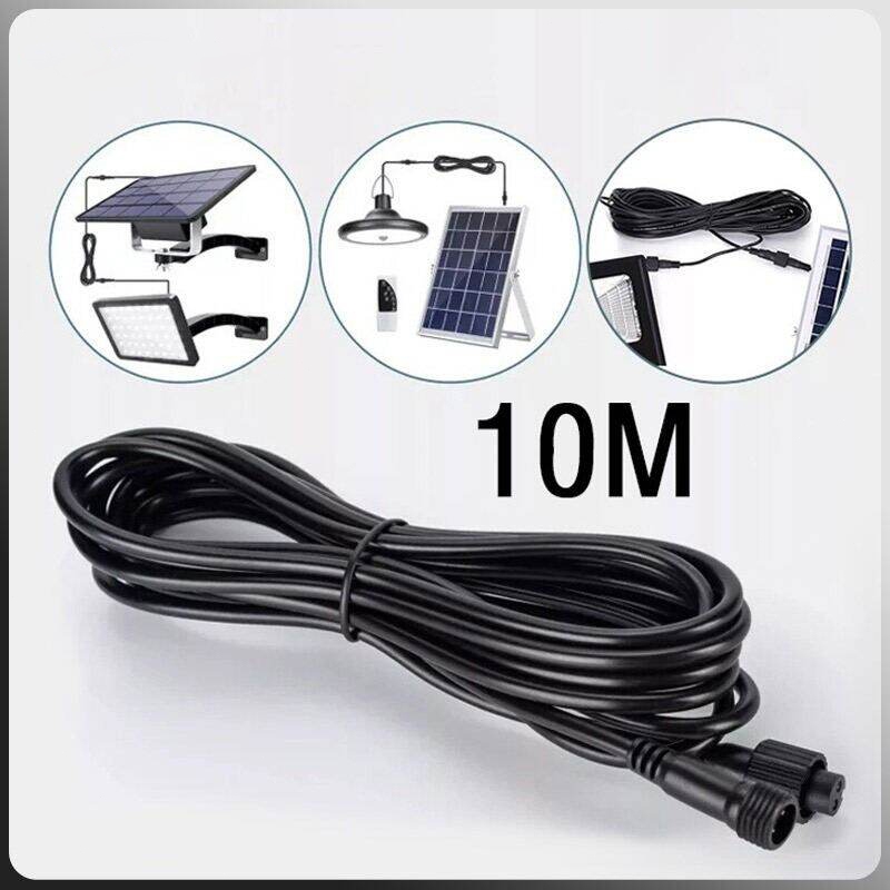 10M Solar Cable Extension Solar Wire Extension Solar Light Extension ...