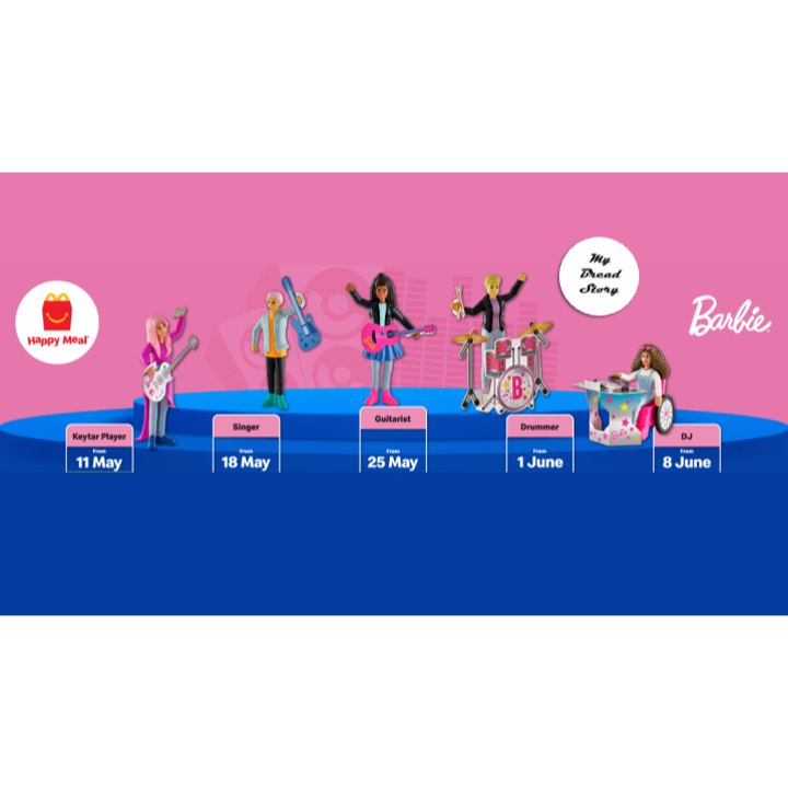 McDo Happy Meal Barbie 2023 Complete Set (Sealed) | Shopee Singapore