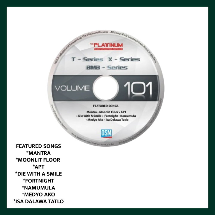 Volume 101 CD Platinum Kapitan 2 / T-Series / X-Series / BMB Series ...