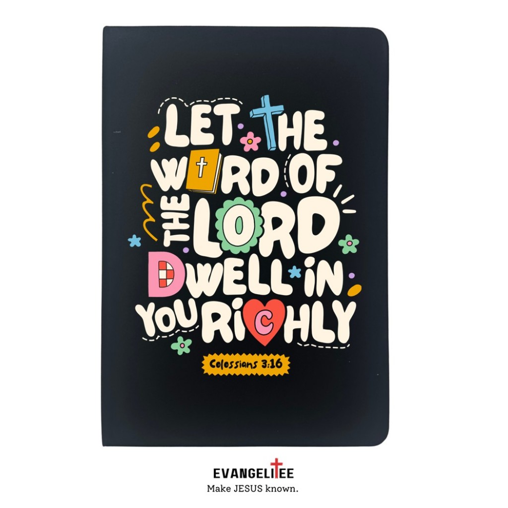 A5 Devotional Notebook ( LET THE WORD OF GOD DWELL RICHLY ) | Shopee ...