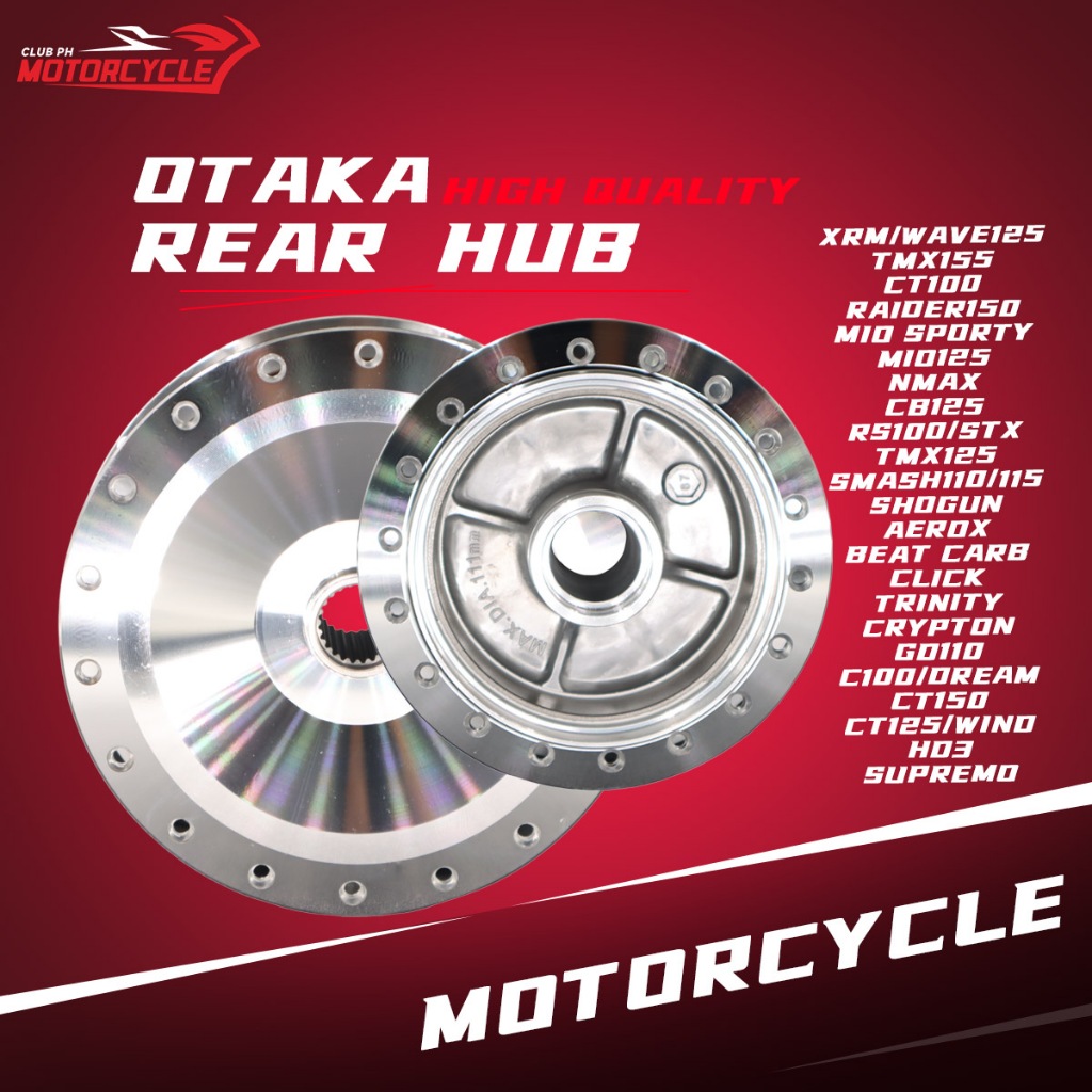 Motorcycle Rear Hub for Xrm/Wave125 Tmx155 Ct100 RAider150 Mio Sporty ...